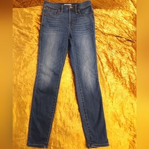 Madewell 11" Waist High-Rise Skinny Jeans in Medium Wash Size 27/4-5